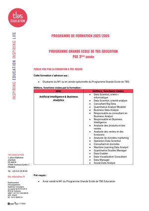 AIBA Tlse Programme De Formation 2025