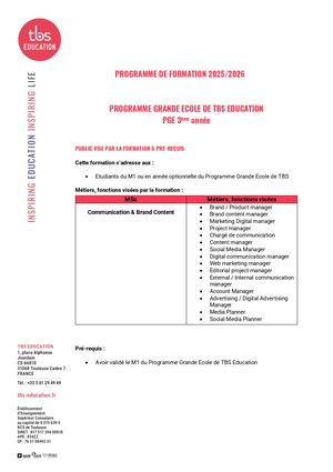 Calaméo - CBC Paris Programme De Formation 2025