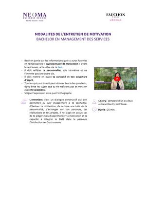 BMS_Modalités de l'entretien de motivation