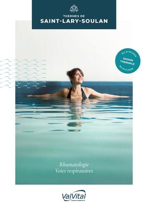 Brochure Cure Thermale Thermes De Saint Lary Soulan