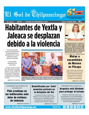 El Sol De Chilpancingo 14 Abril 2025 Compressed
