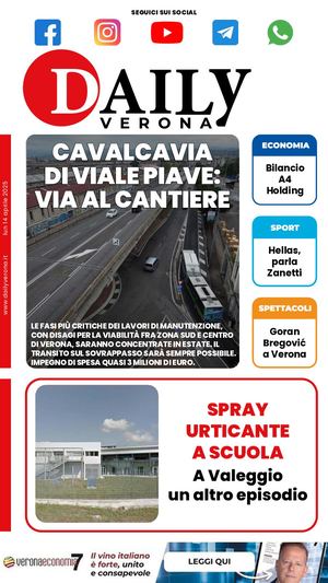 Daily Verona 14 Aprile 2025