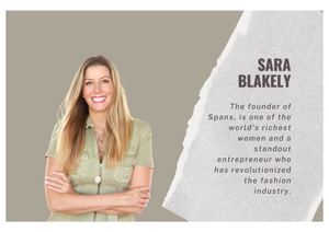 Sara Blakely: From Red Backpack to Billionaire – Reinventing Industries & Empowering Women