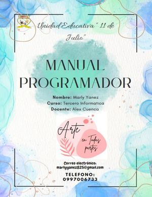 Manual Programador