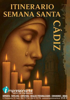 Itinerario Semana Santa De Cádiz 2025 por Impresionante