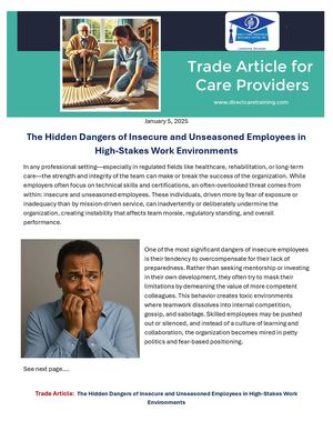 Calaméo - Trade Article: The Dangers Of Insecure Employees In High ...