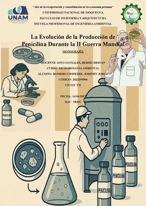 La Producción De La Penicilina En La Ii Guerra Mundial