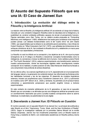 El Caso De Jianwei Xun