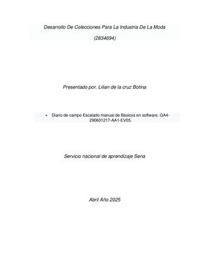 Diario De Campo Optitex