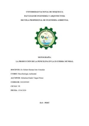 La Producción De La Penicilina En La Ii Guerra Mundial (1)