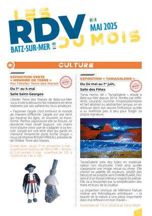 RDV du mois MAI 2025