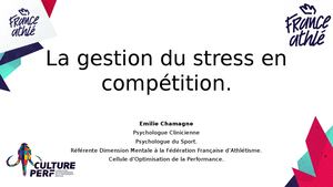 Prés. Emilie Chamagne Gestion Du Stress