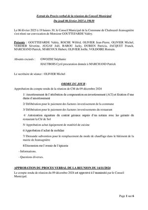 Extrait Du Cm Du 06022025