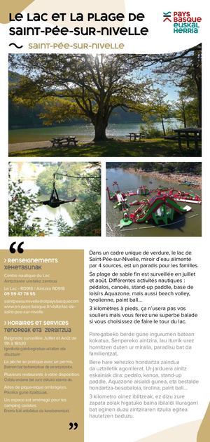 2025 lac et écomusée de la pelote à Saint-Pée-sur-Nivelle