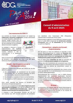 06 Partage D'actu CA 09 04 25