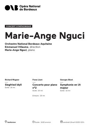 concert symphonique ONBa vendredi 18 avril 2025