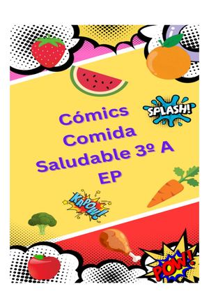 3º A Cómic Comida Saludable