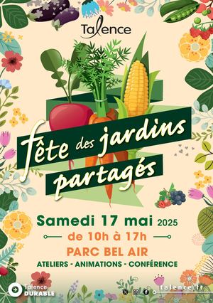 Programme Fête des jardins partagés 2025