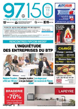 Journal le 97150 - Edition du mardi 15 avril 2025 - N°897