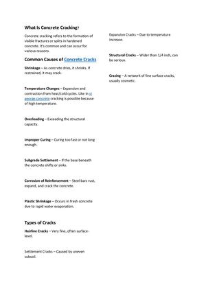 Concrete Crack St George