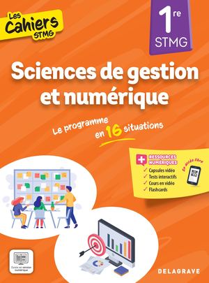 Feuilletage_Pochette Sciences de Gestion et numérique 1re STMG - Collection Les cahiers STMG_9782206114170
