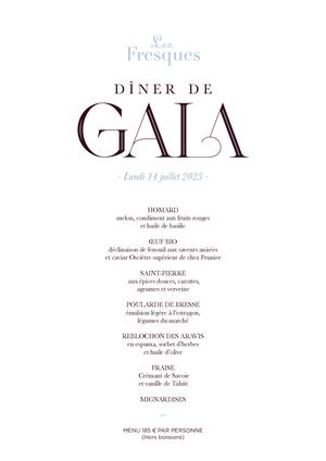 Menu De Gala 14-07