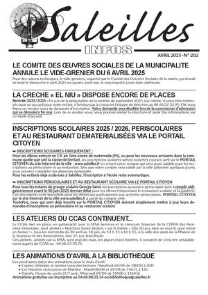 Saleilles Infos Avril