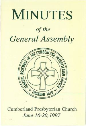 1997 Minutes of the General Assembly Cumberland Presbyterian Church