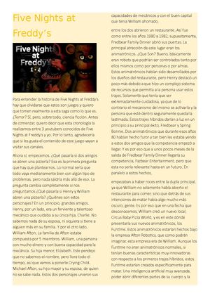 Five Nights At Freddy's