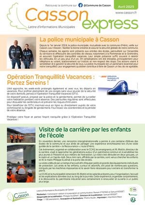 Casson Express avril 2025