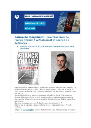 Agenda Culturel Des Hôpitaux D'ap Hp Sorbonne Université Avril 2025