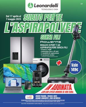 Subito per te: l'aspirapolvere senza fili Rowenta!