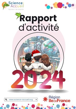 Rapport d''activité Science Accueil 2025