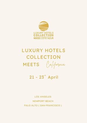 Catalogue Luxury Hotels Collection (Myriam USA avril 2025)