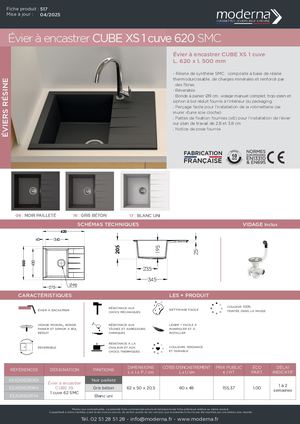 517 CUBE XS 620 1 Cuve Smc 2025