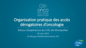 RR Pharmacie 2025: Panorama des accès précoces - Margaux Renne