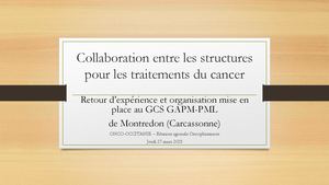 RR Pharmacie 2025 : Collaboration Entre Les Structures Pour Les Traitements Du Cancer Retour D'expérience En établissement - Thomas Boulanger