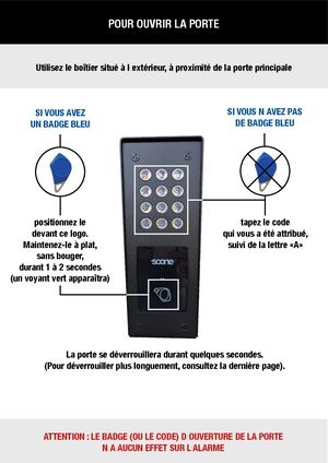 Guide pour les portes et alarmes