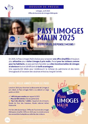 Dossier De Presse | Pass Limoges Malin 2025