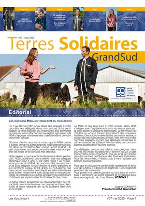 Terres solidaires 67 mai 2025