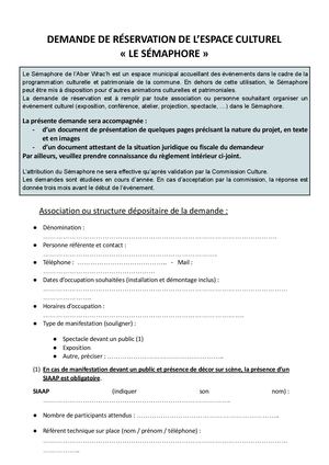 Demande Reservation Semaphore 2025 Docx