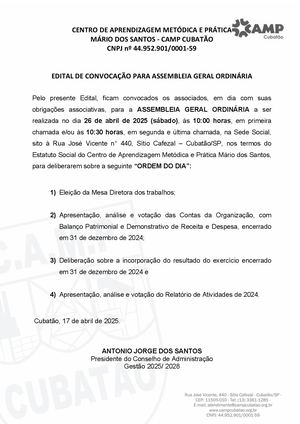 Edital De Convocacao Da Assembleia Geral Aprovacao Das Contas 2024 Assinado