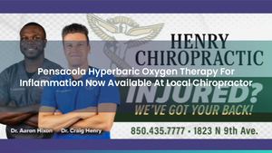 Pensacola Hyperbaric Oxygen Therapy For Inflammation Now Available At Local Chiropractor