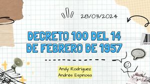 Decreto 100