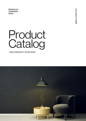 Calaméo - Black And White Clean Modern Interior Product Catalog A4 Document