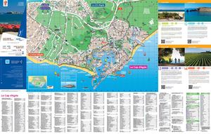 Plan Agde, Cap d'Agde, Grau d'Agde et Tamarissière