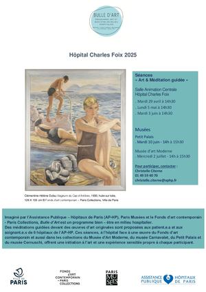 Affiche Bulle D'art Hopital Charles Foix 2025 Helene Dufau V7 04