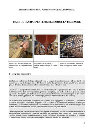 L'art De La Charpenterie De Marine En Bretagne