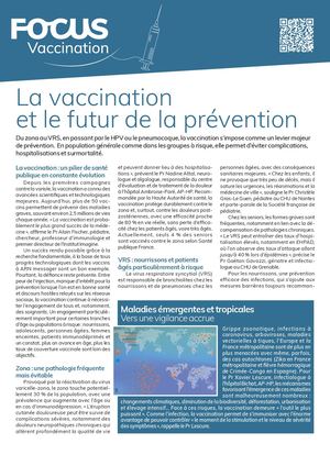La vaccination  et le futur de la prévention