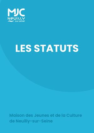 Statuts - MJC/N